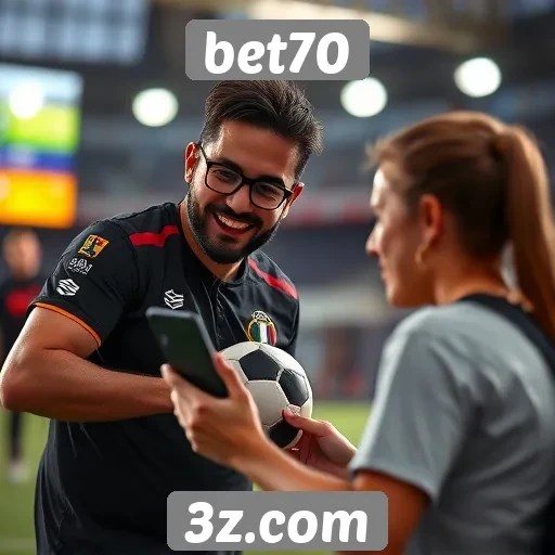 Experiência do usuário em bet70